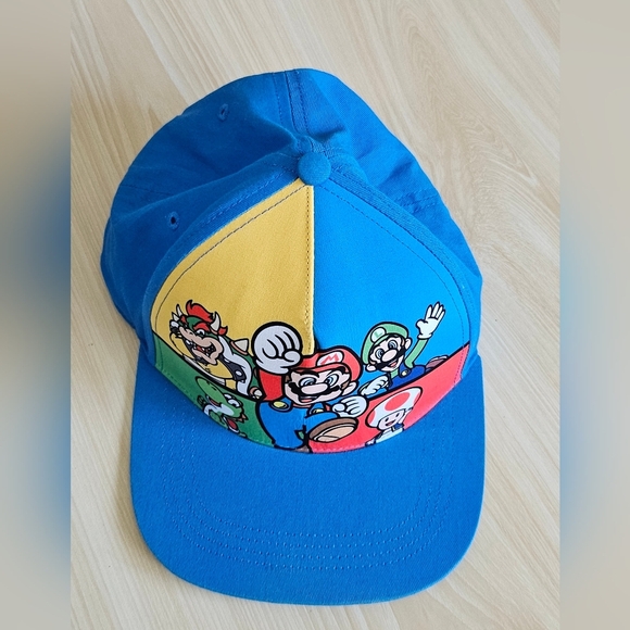 Nitendo Super Mario Men's Snapback Hat  Onesize.. - Picture 2 of 8